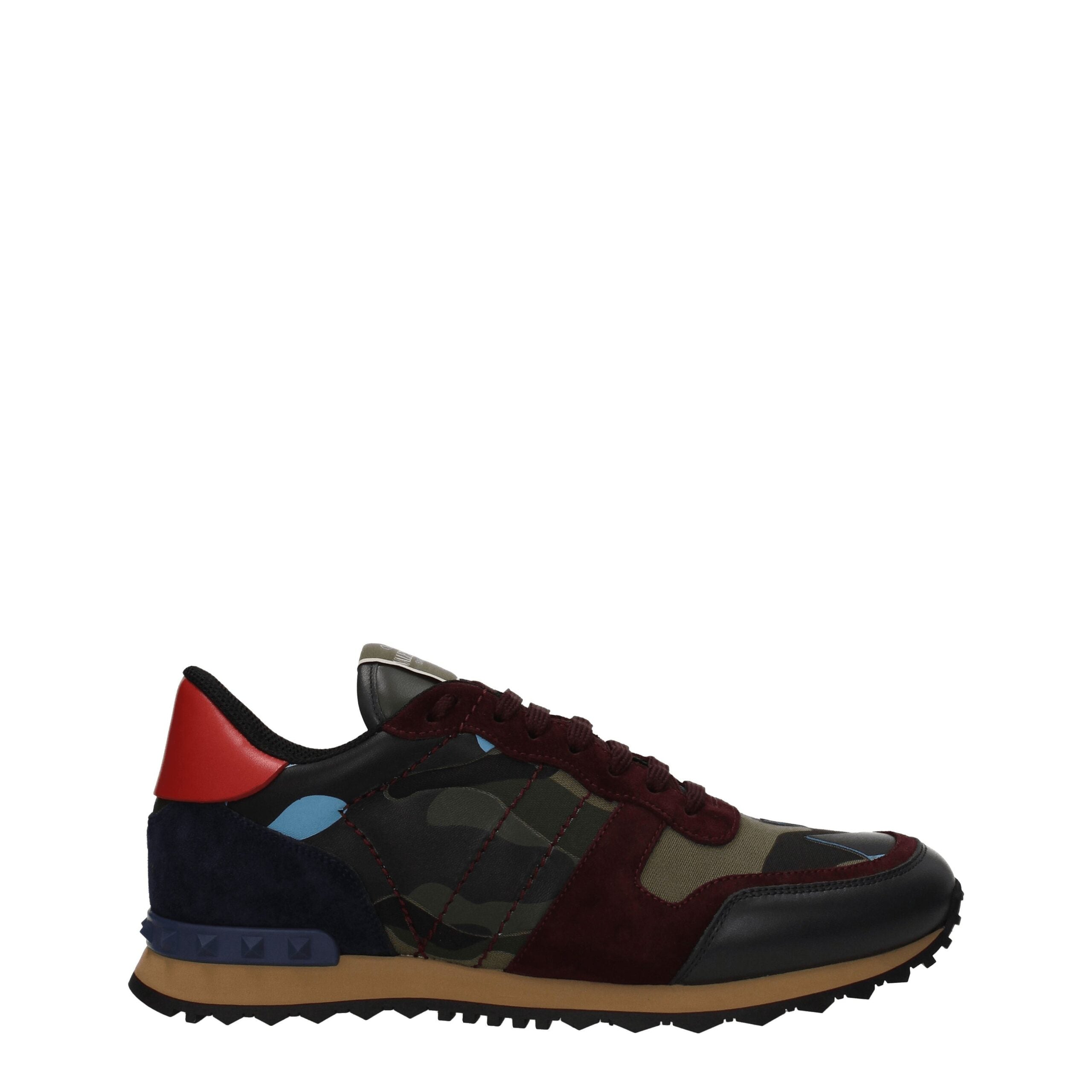 Valentino Garavani Green Leather Athletic Sneakers