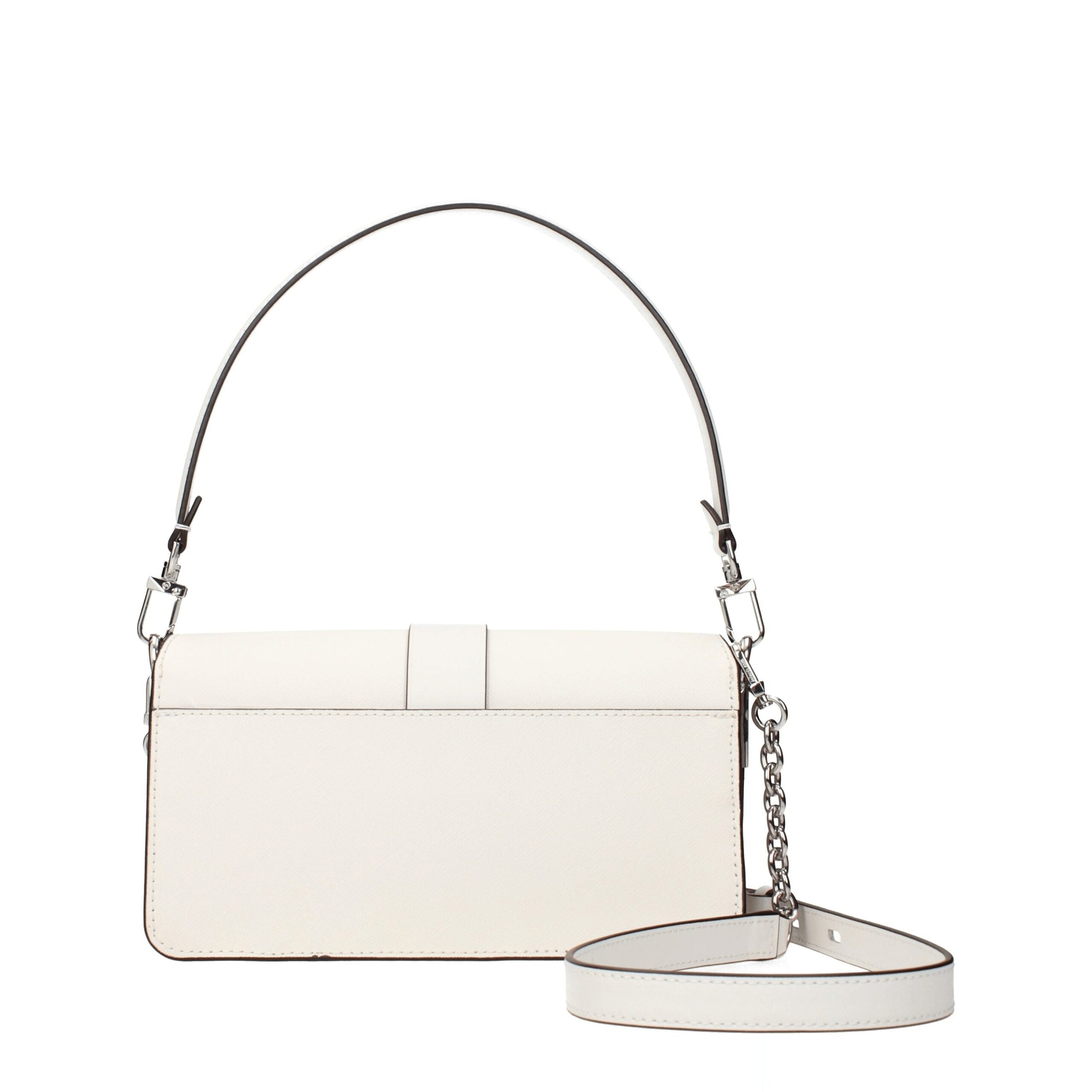 Michael Kors White Leather Handbag