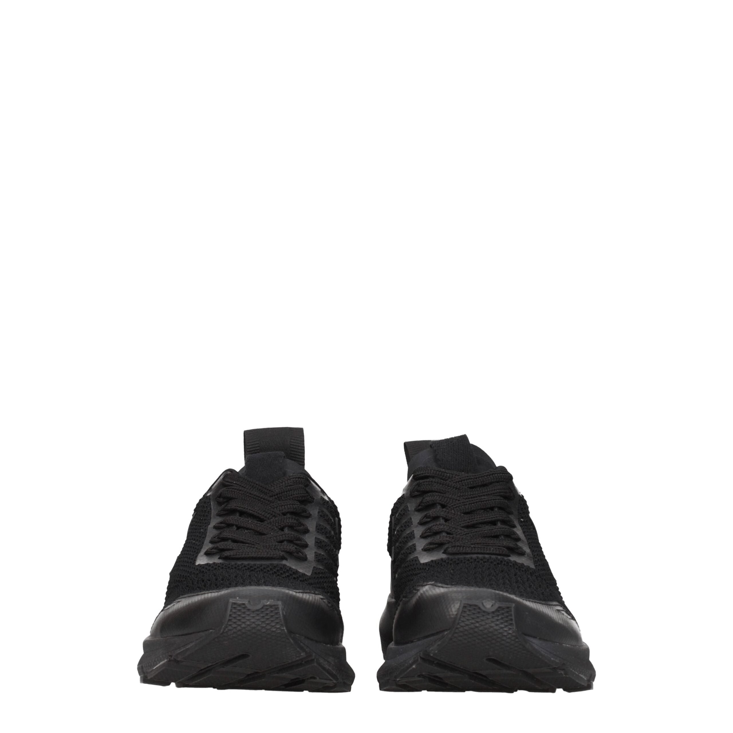 Veja Black Fabric Athletic Sneakers