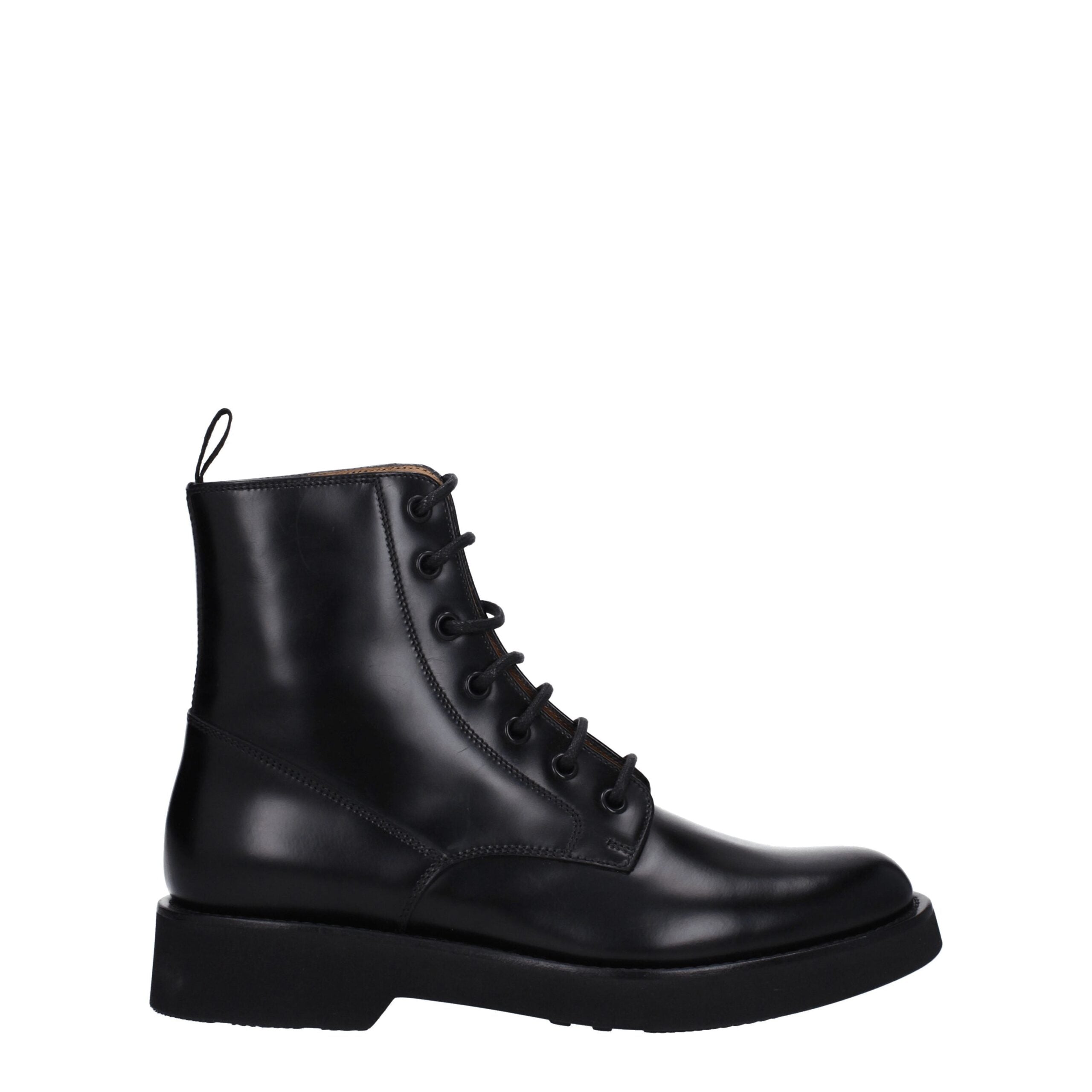 Church's Black Leather Ankle Boots