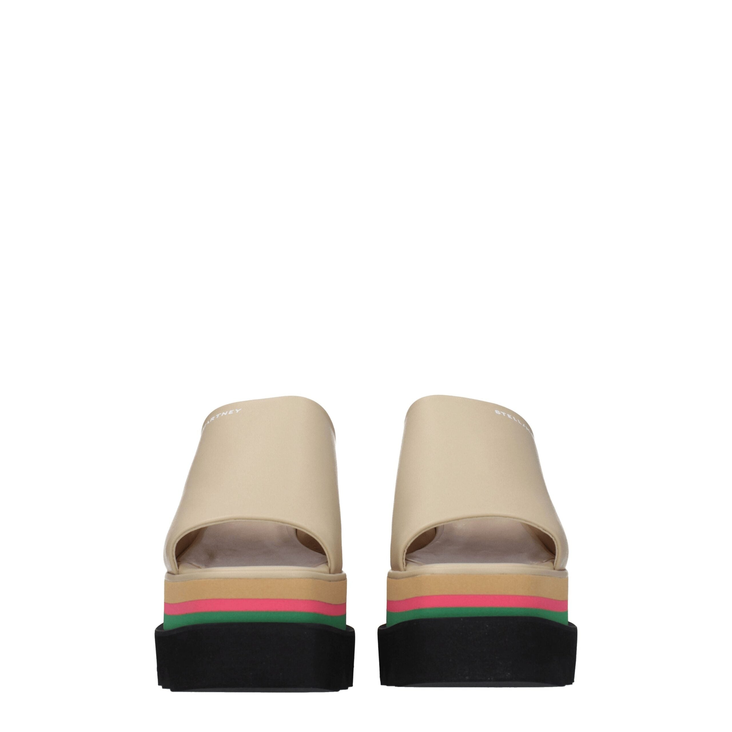 Stella McCartney Beige Leather Slippers