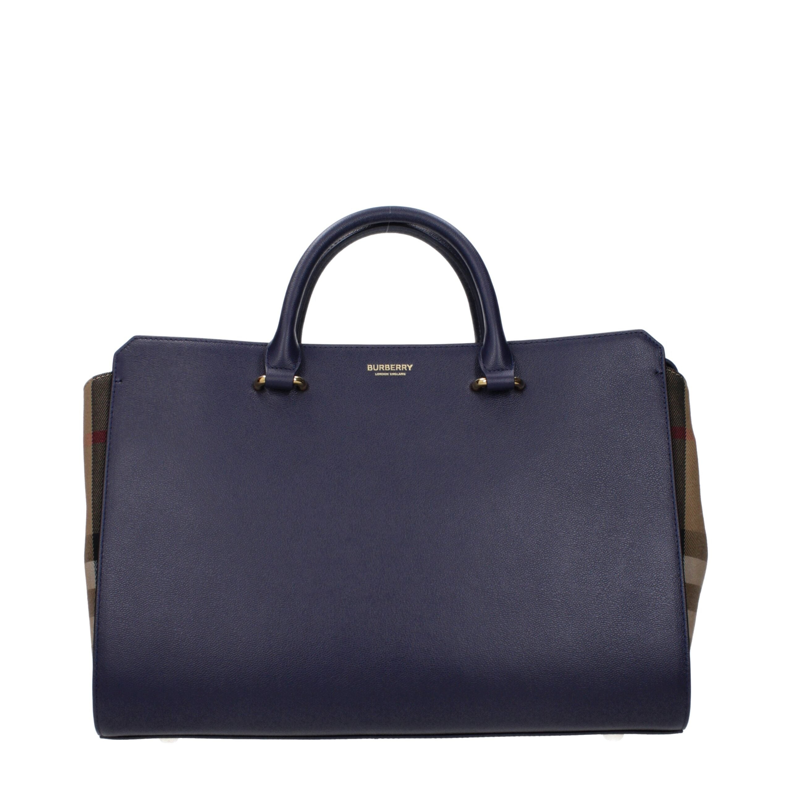 Burberry Blue Leather Handbag