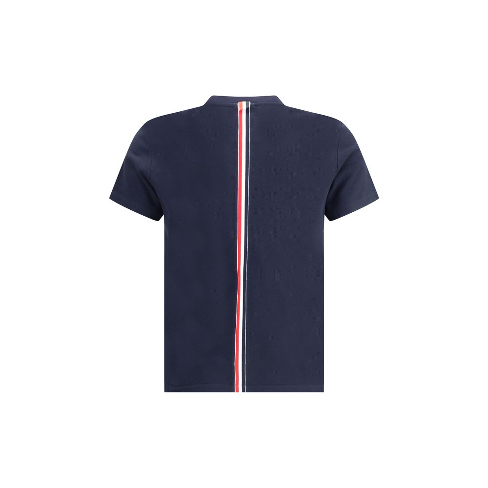 Thom Browne Blue Cotton T-Shirt