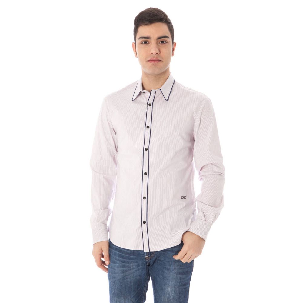 Costume National Pink Cotton Shirt