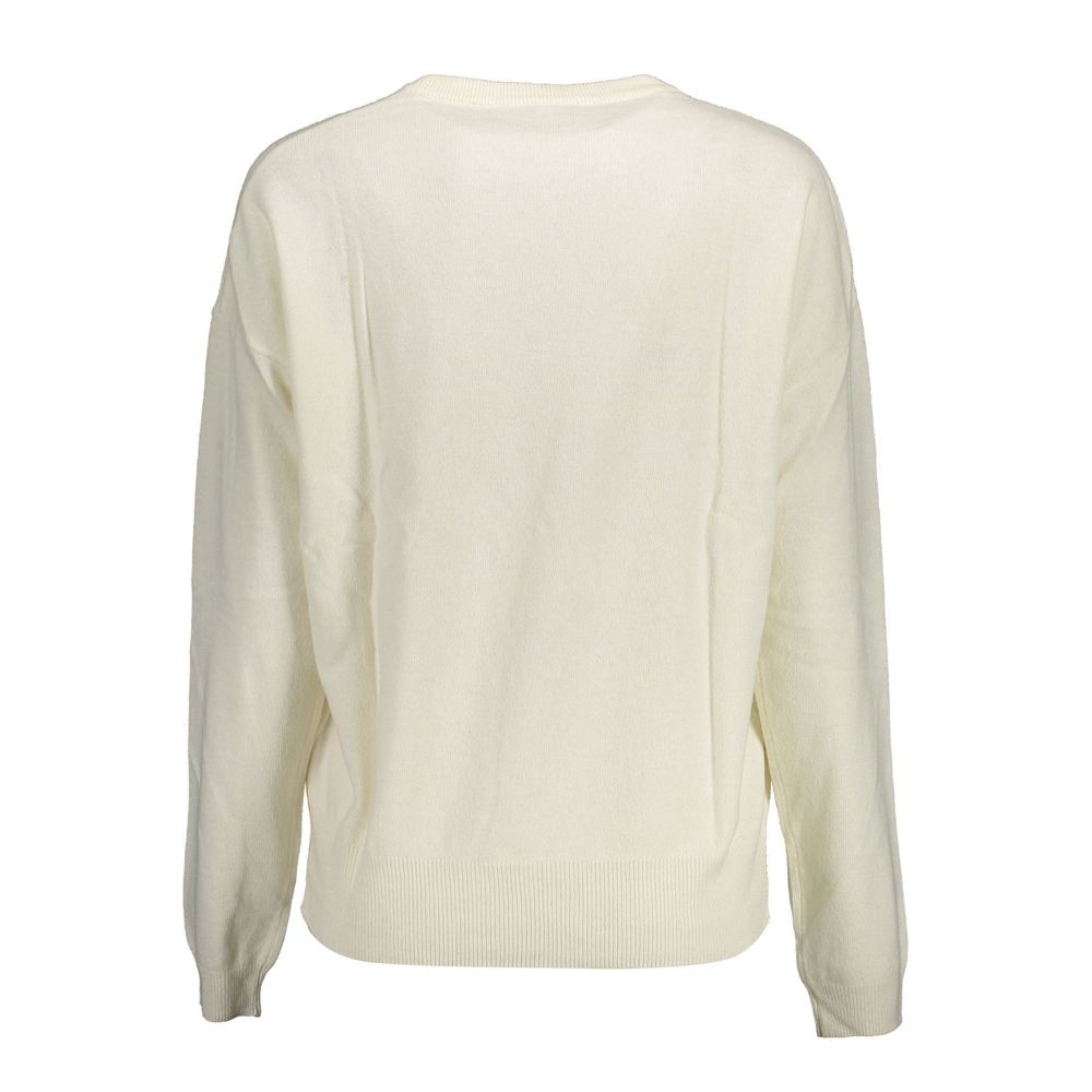 U.S. POLO ASSN. White Wool Sweater