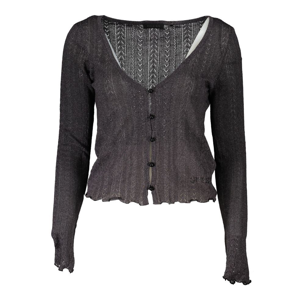 Guess Jeans Gray Viscose Sweater