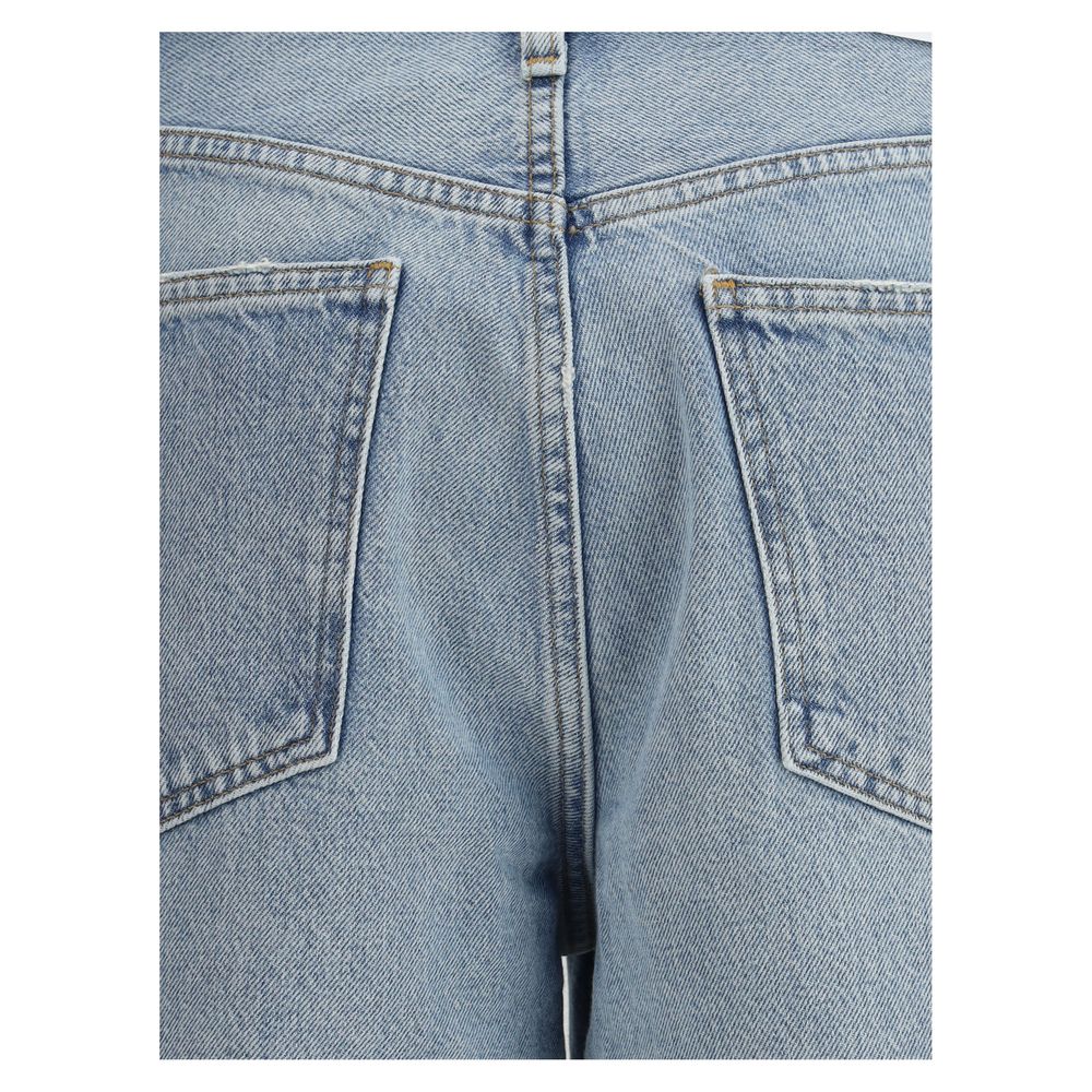 Agolde Light Blue Cotton Jeans Denim