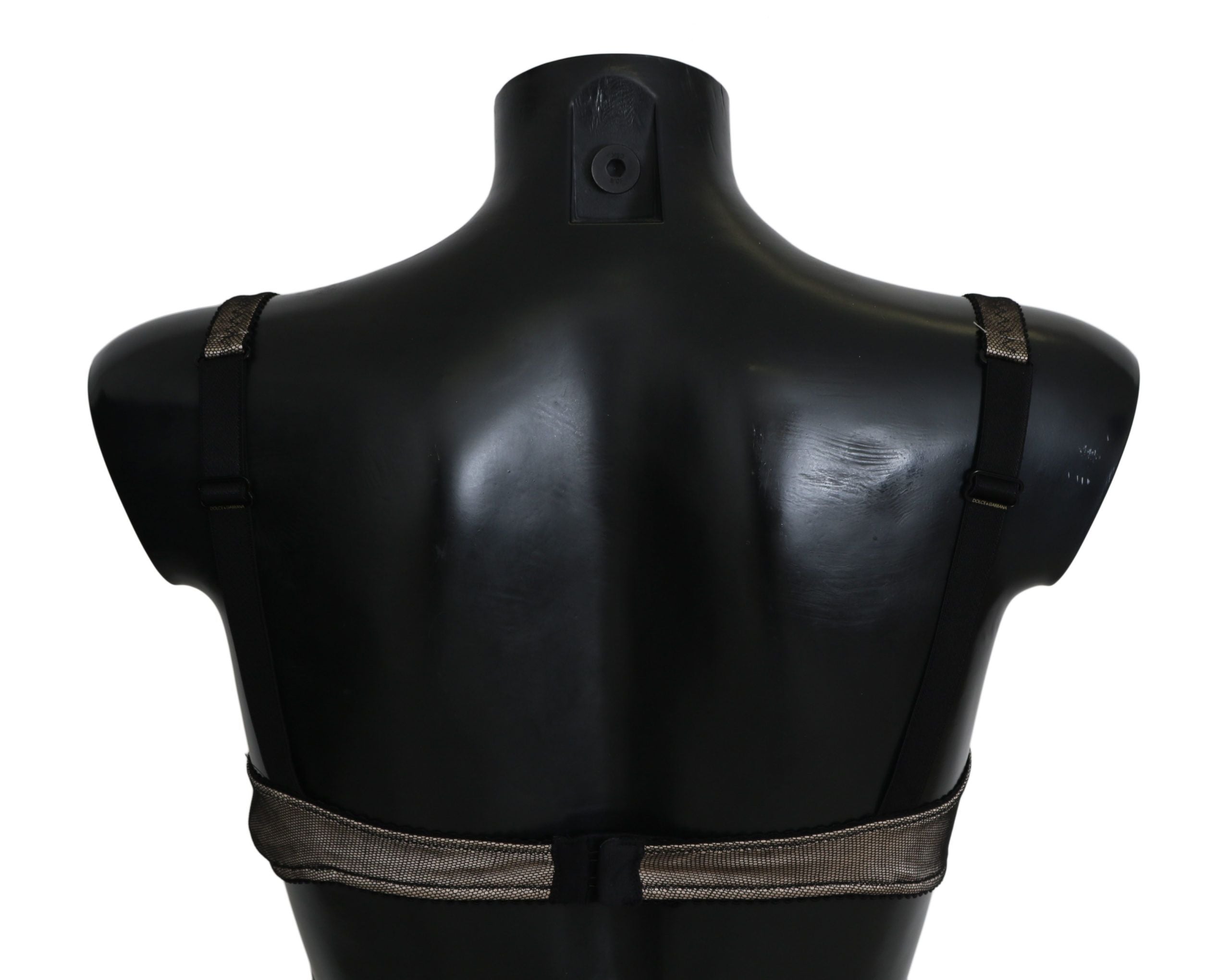 Dolce & Gabbana Brown Regg Balconcino Imbottito Bra Underwear