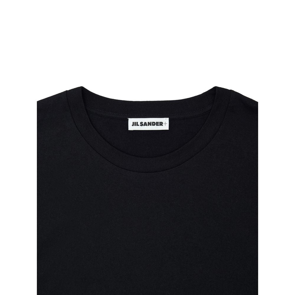 Jil Sander Black Cotton Long Dress