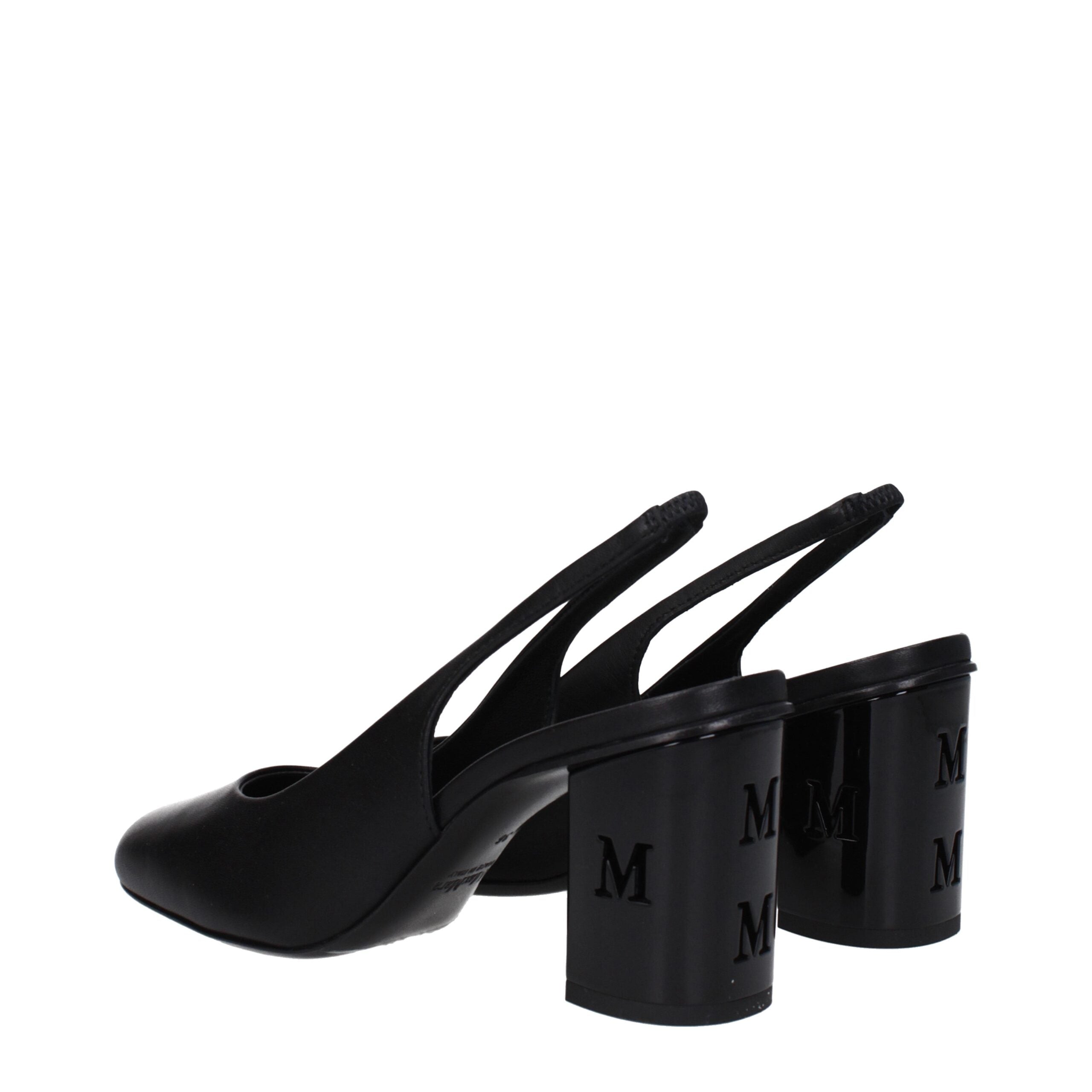 Max Mara Black Leather Pumps