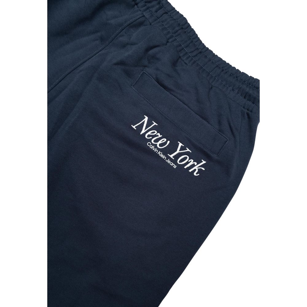 Calvin Klein Jeans Blue Organic Cotton Joggers (Workout Pants)