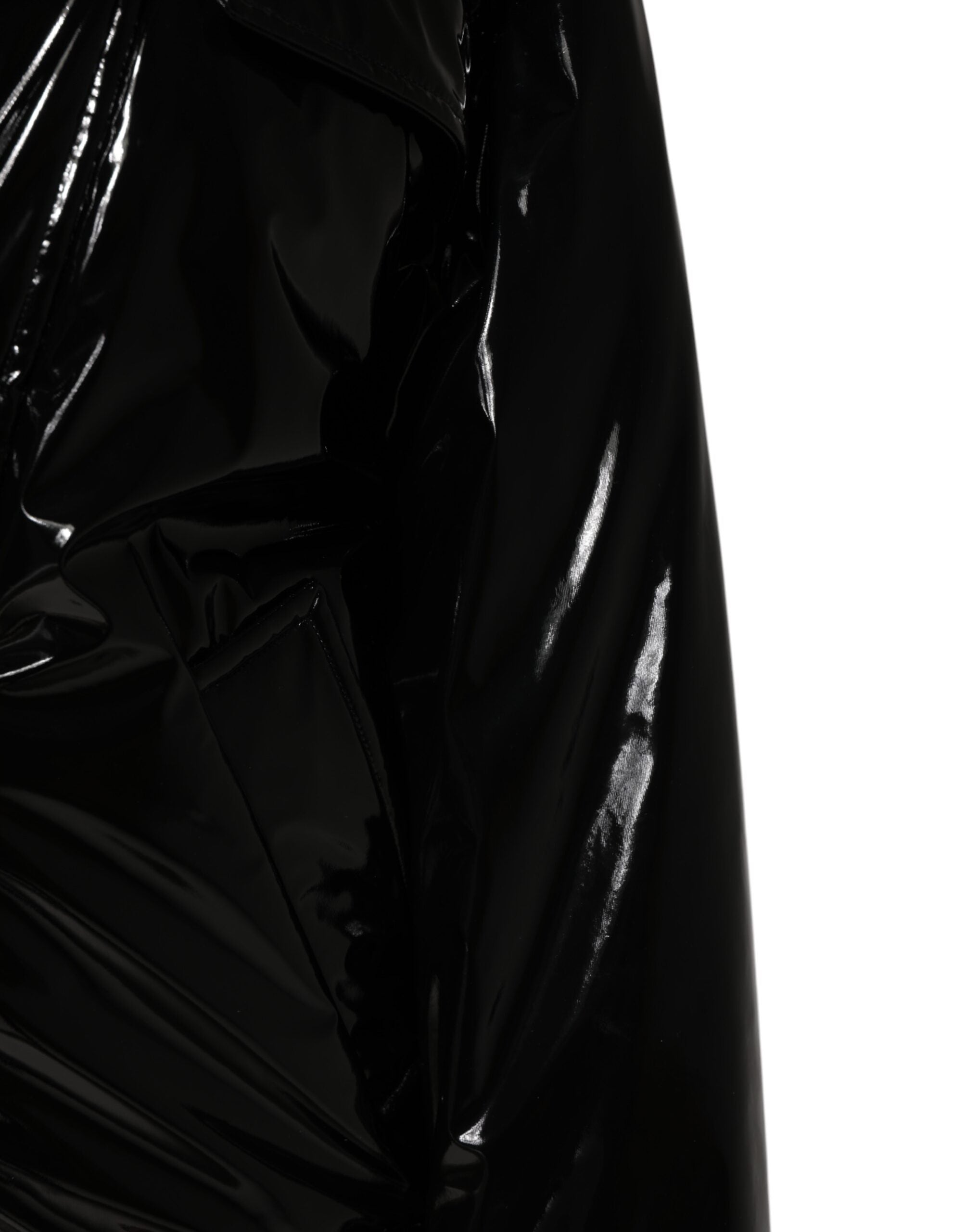 Dolce & Gabbana Polyester Black Quilted Puffer Coat  Jacket