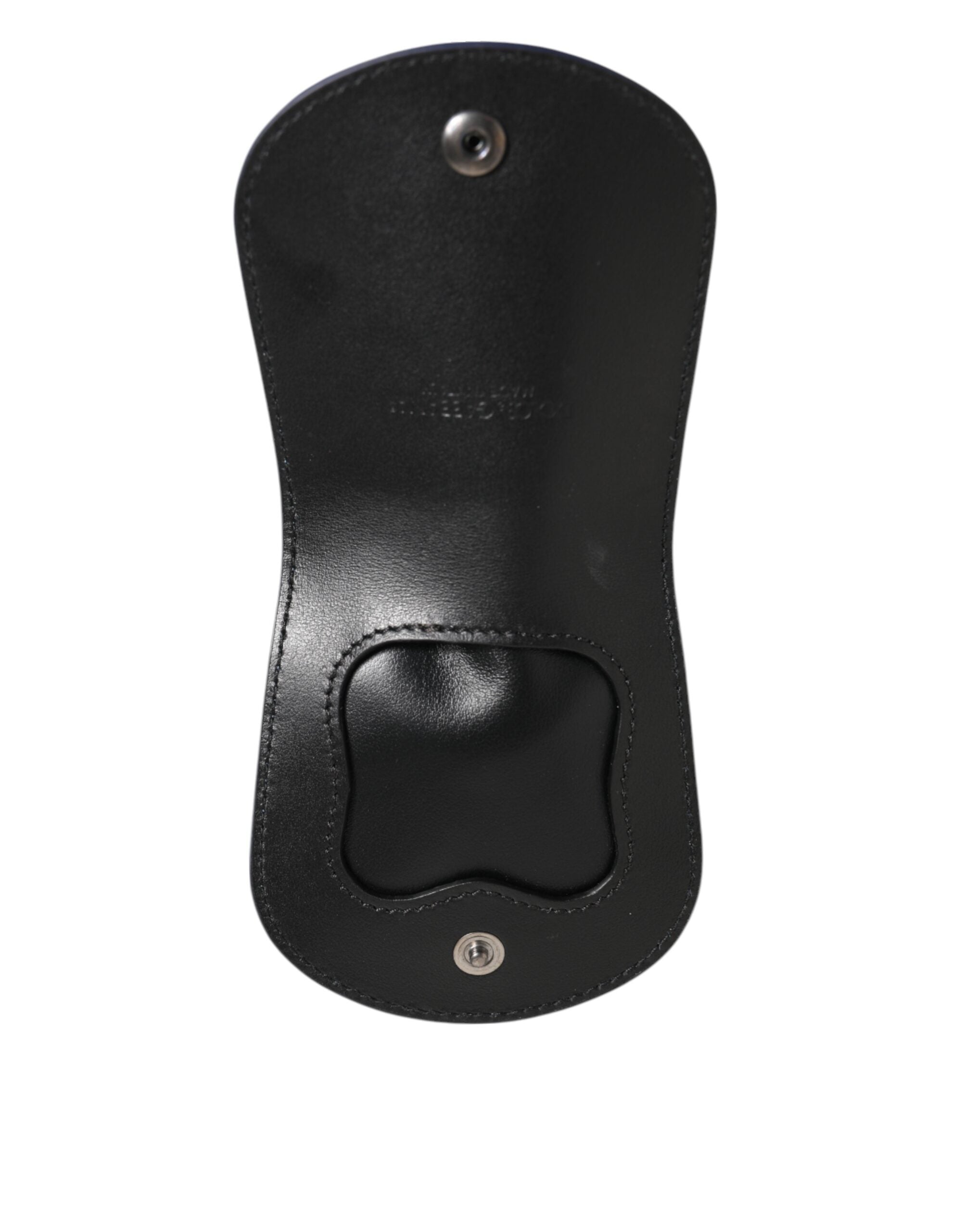 Dolce & Gabbana Blue Exotic Skin Coin Condom Case Holder Pocket Wallet