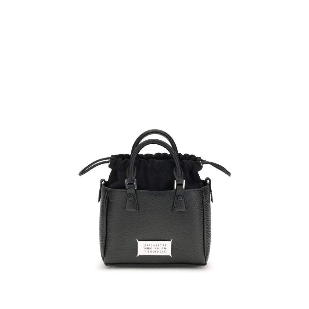 Margiela Black Calf Leather Bos Taurus Shoulder Bag