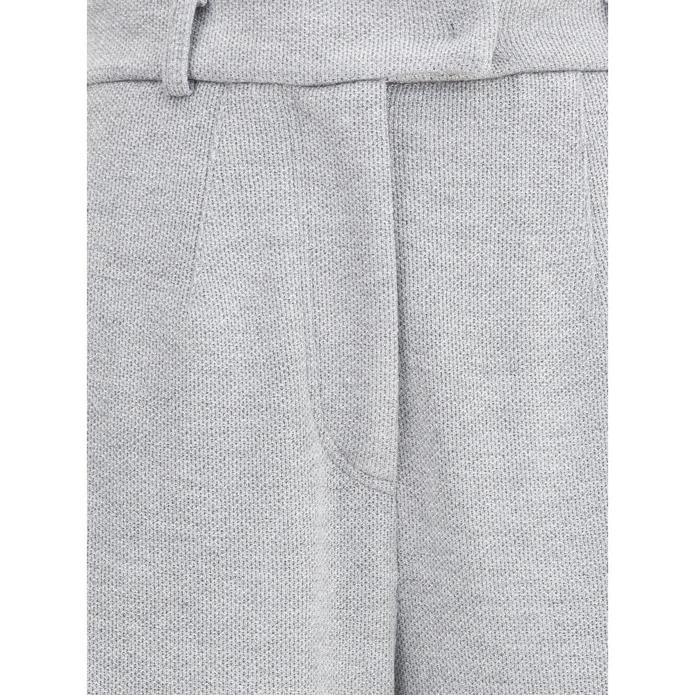 Brunello Cucinelli Gray Cotton Casual Pants