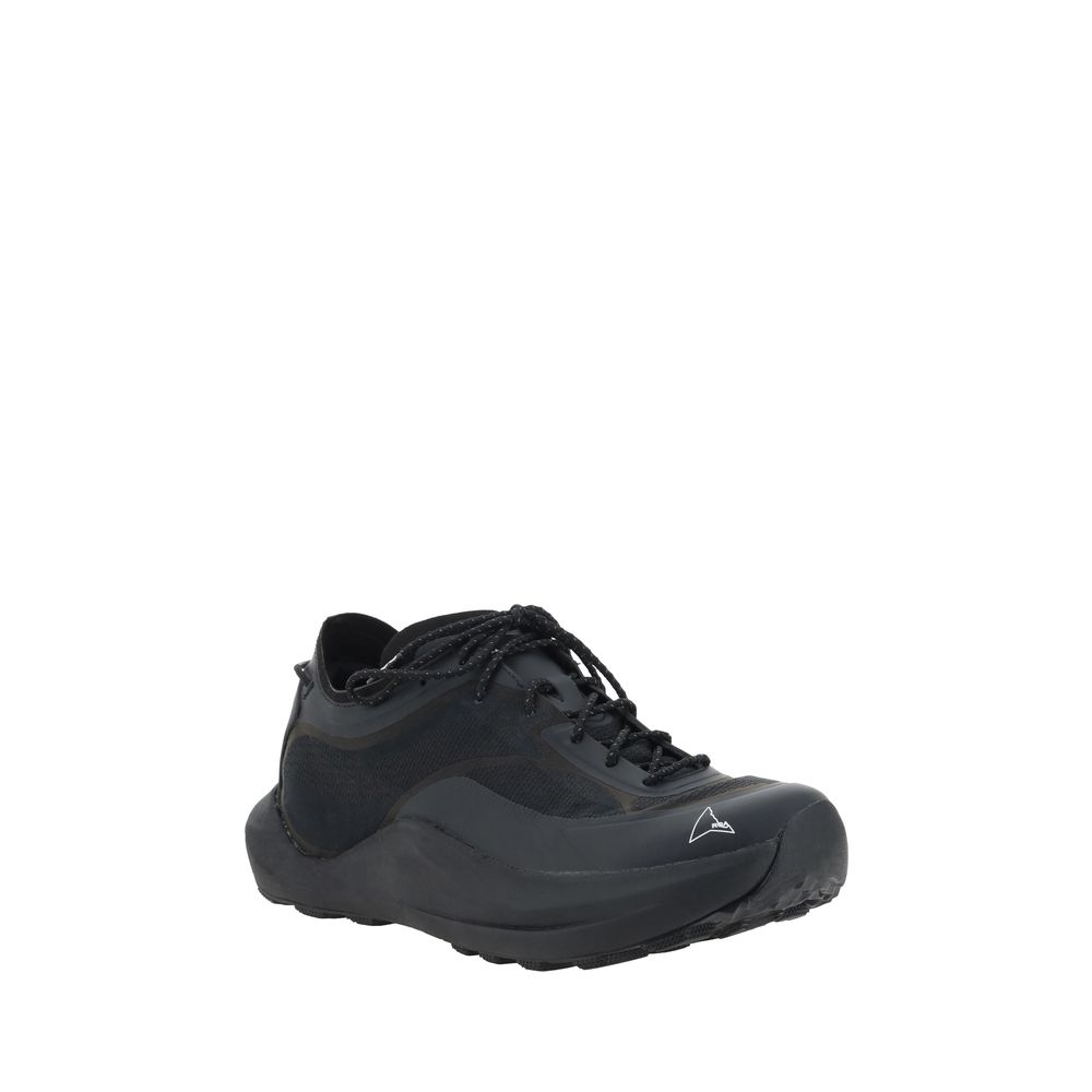 ROA Black Rubber Athletic Sneakers