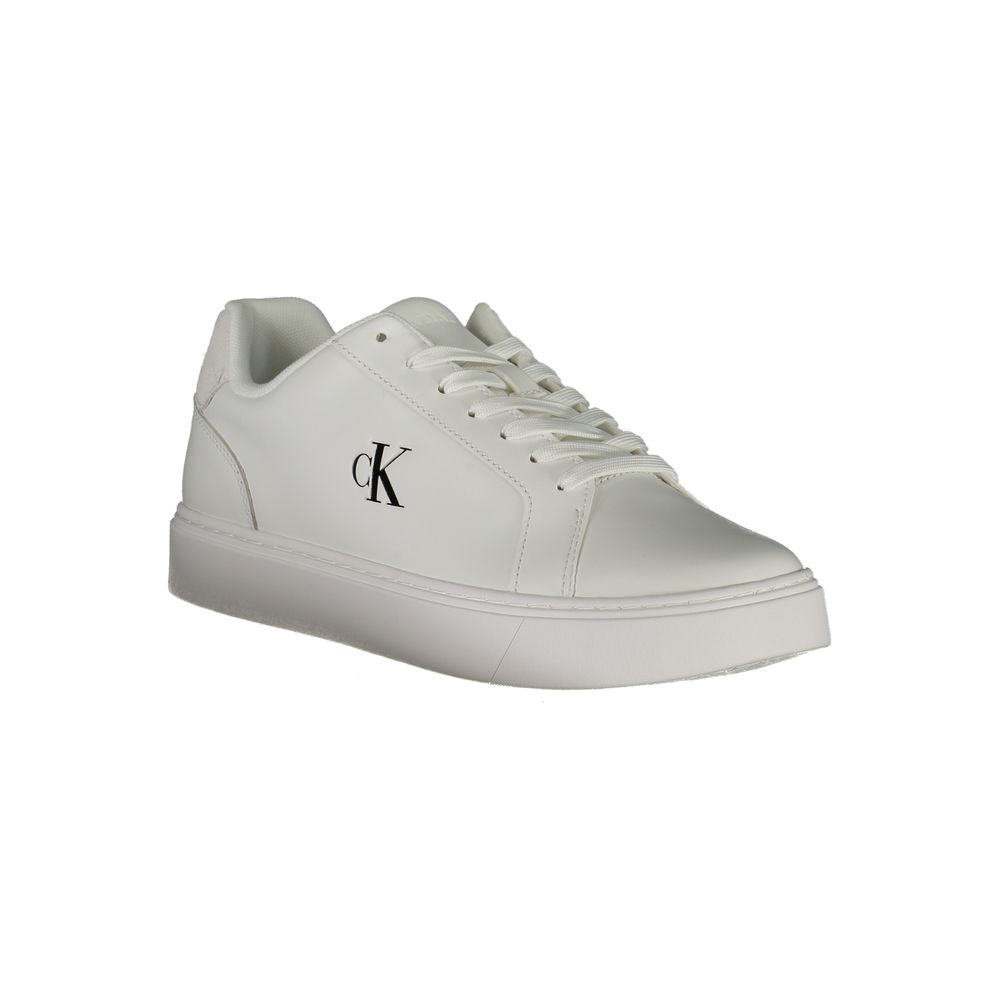 Calvin Klein White Leather Men Sneaker