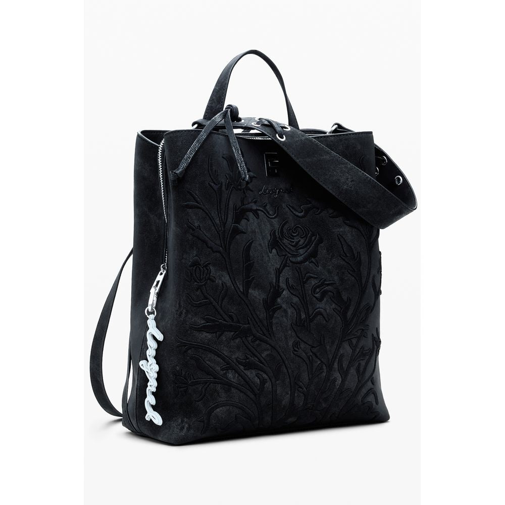 Desigual Black Polyethylene Backpack