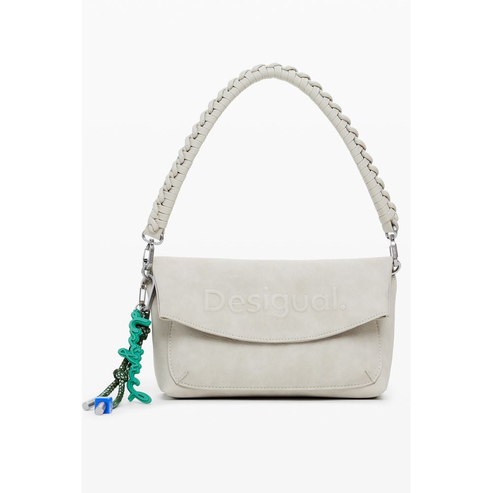 Desigual Beige Polyethylene Women Handbag