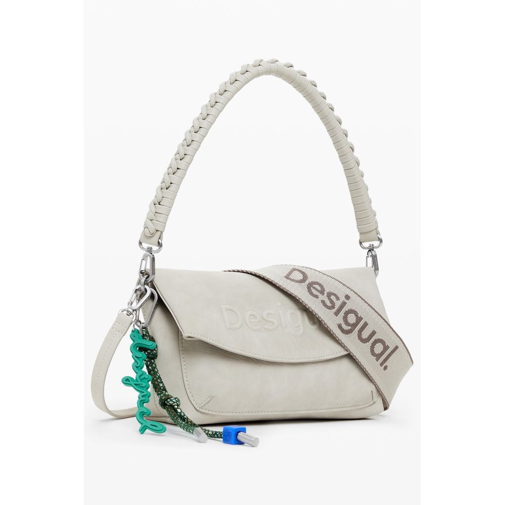 Desigual Beige Polyethylene Women Handbag