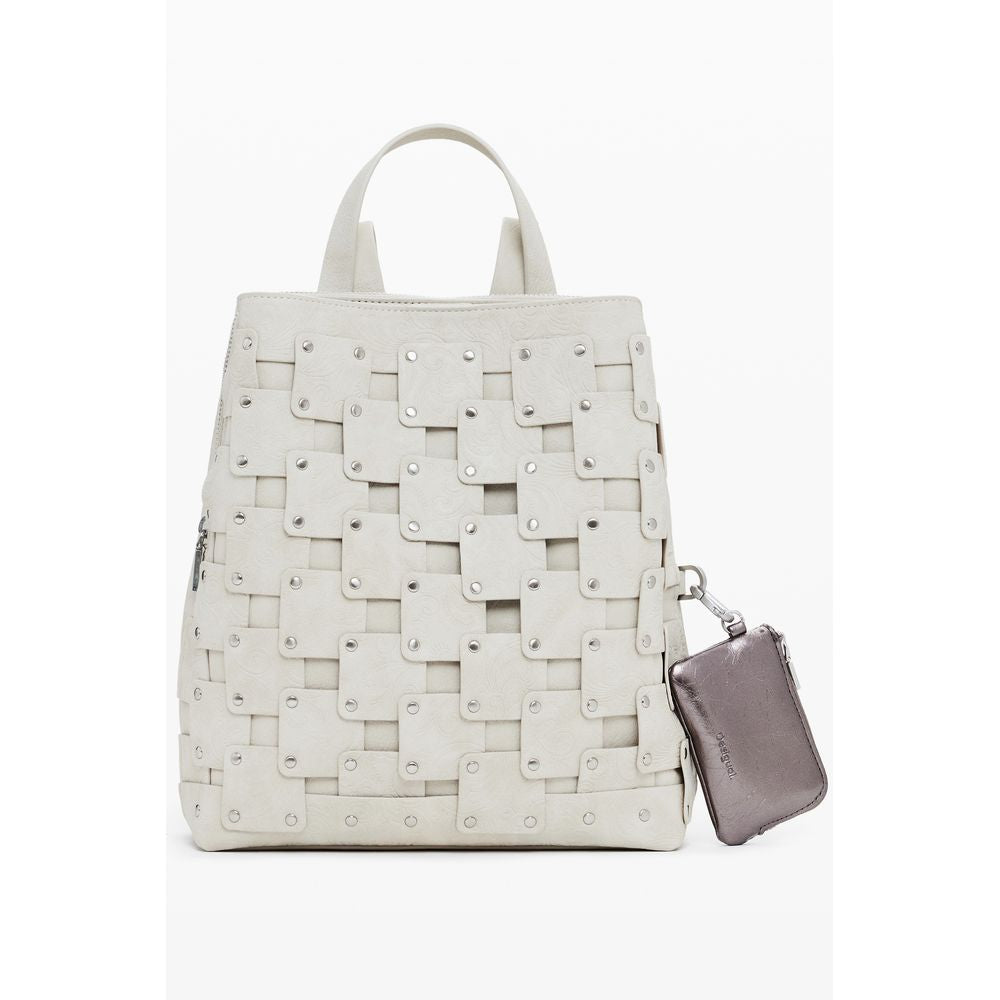 Desigual Beige Polyethylene Women Backpack