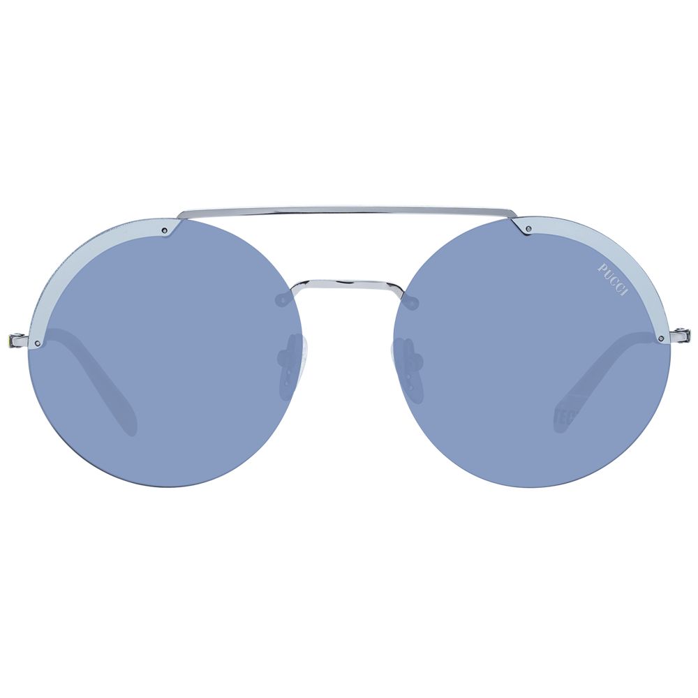 Emilio Pucci Gray Metal Sunglasses