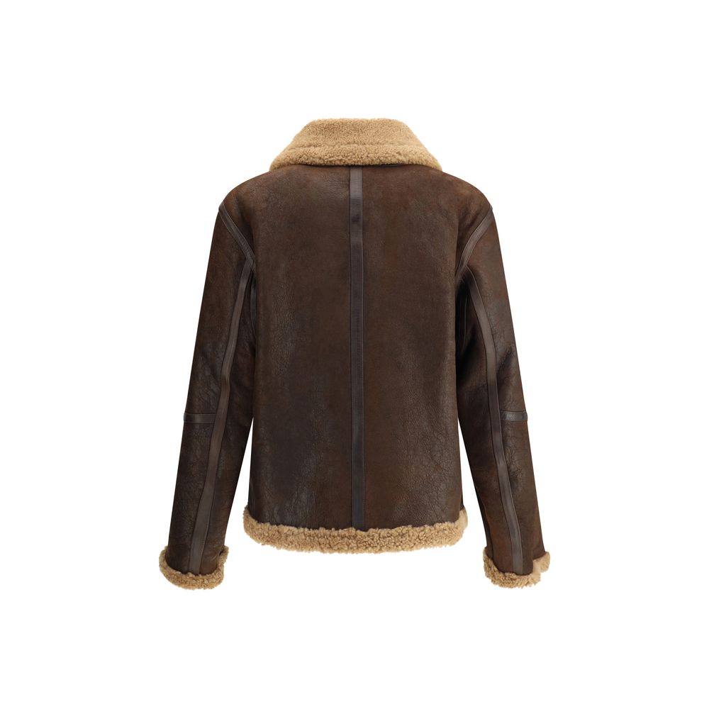 Belstaff Brown Lamb Ovis Aries Aries Clothing