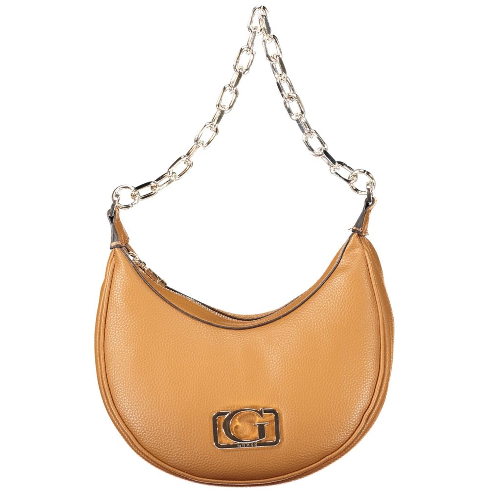 Guess Jeans Brown Polyethylene Handbag