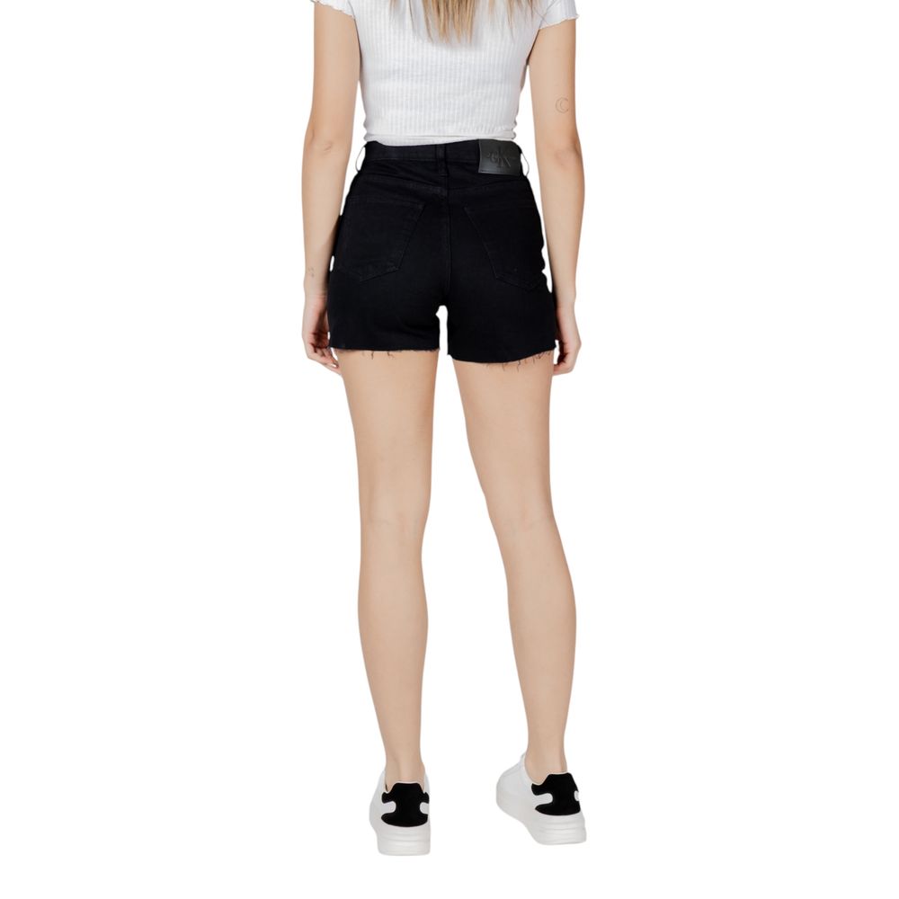 Calvin Klein Jeans Black Cotton Shorts