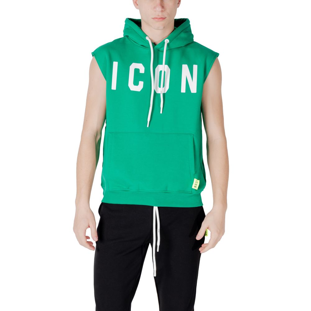 Icon Green Cotton Hoody