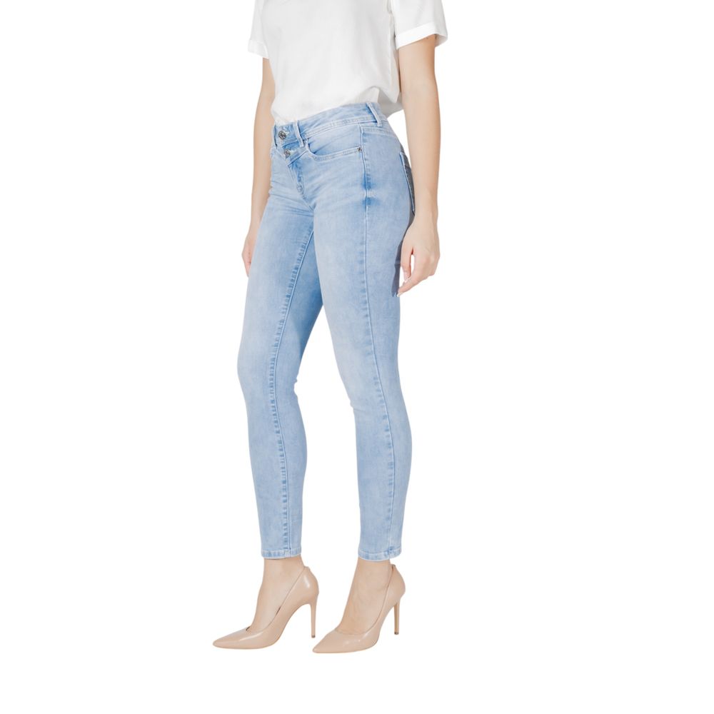 Street One Light Blue Cotton Slim Fit Jean