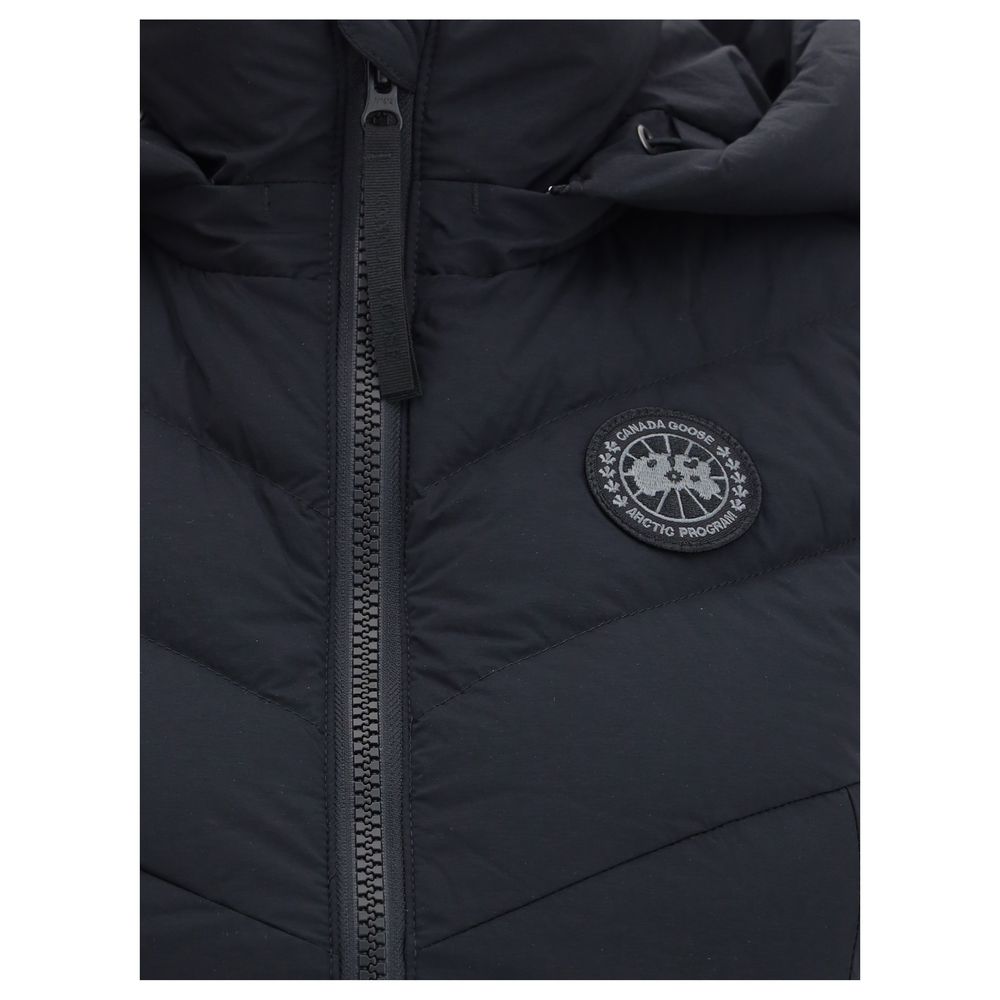 Canada Goose Black Recycled Polyamide Sleveless Jacket