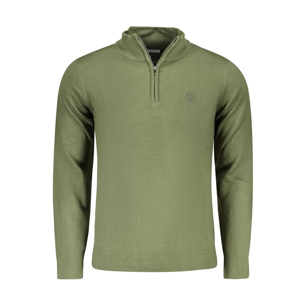 North Sails Green Nylon Sweater