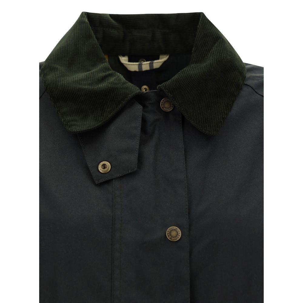 Barbour Green Cotton Coat
