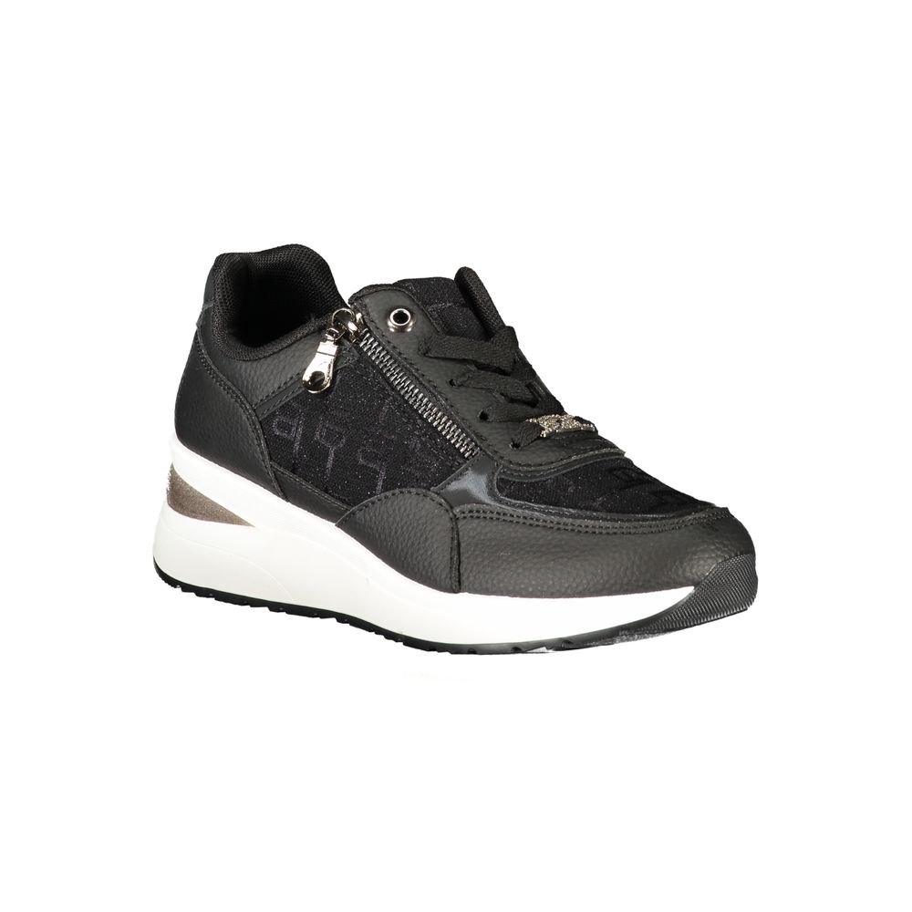 Laura Biagiotti Black Polyester Women Sneaker