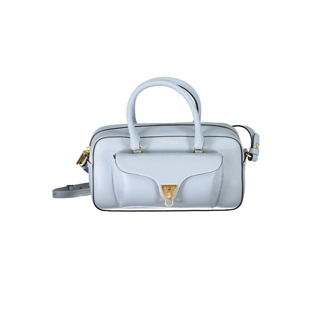 Coccinelle Blue Leather Handbag