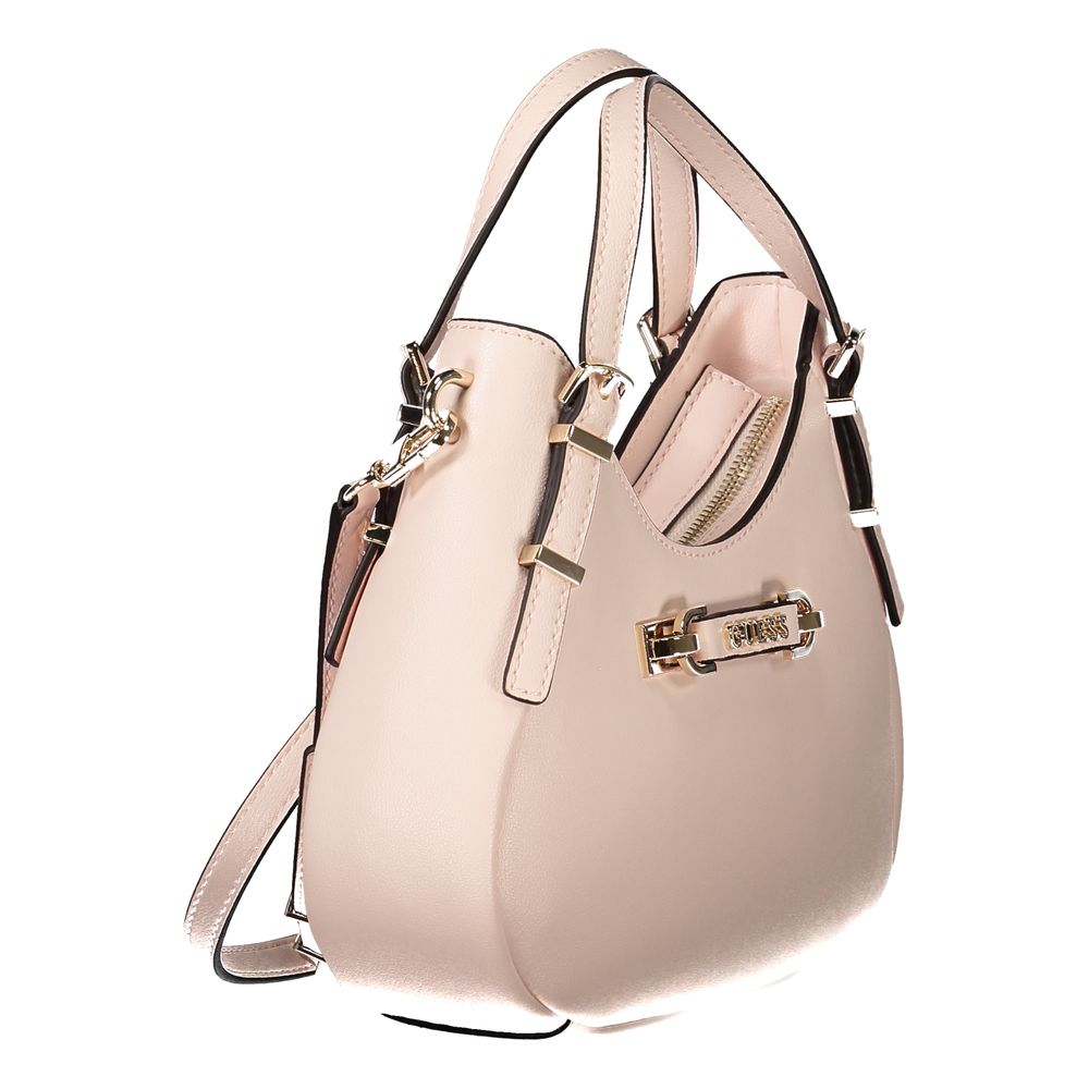 Guess Jeans Pink Polyethylene Handbag