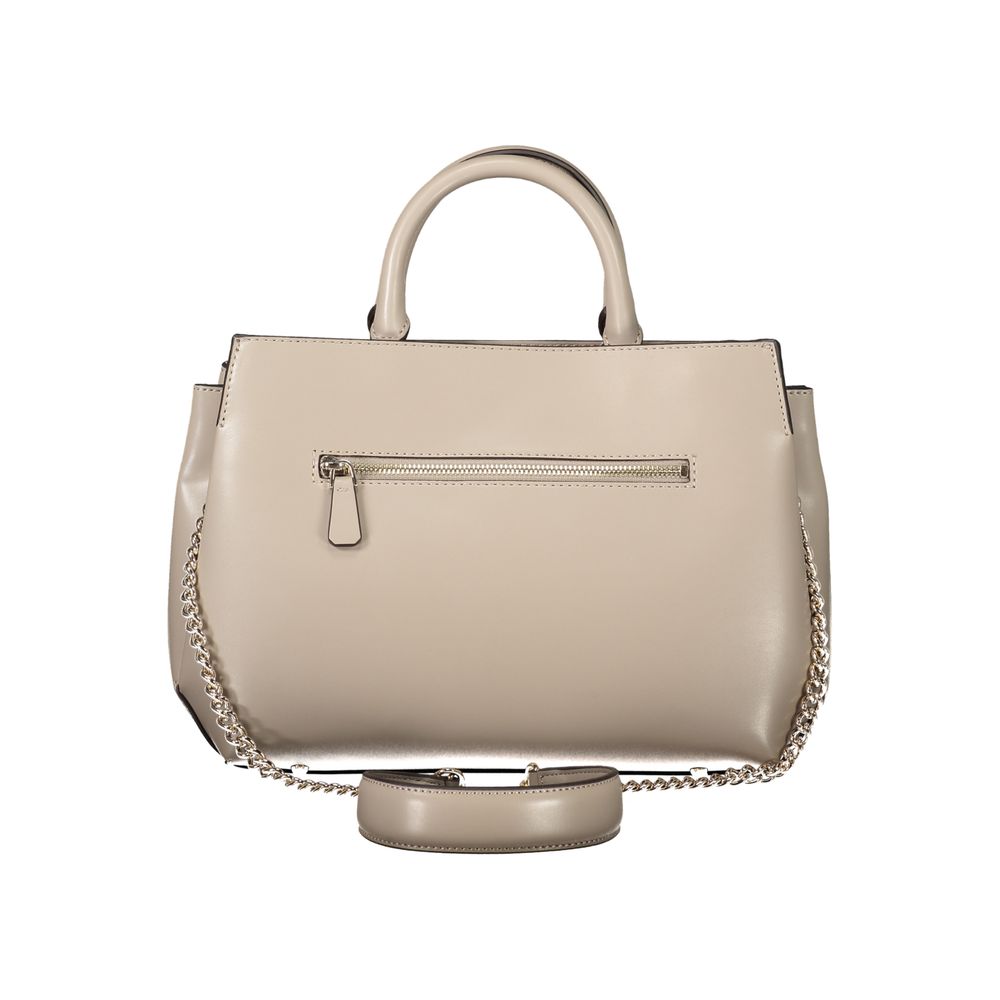 Guess Jeans Brown Polyethylene Handbag