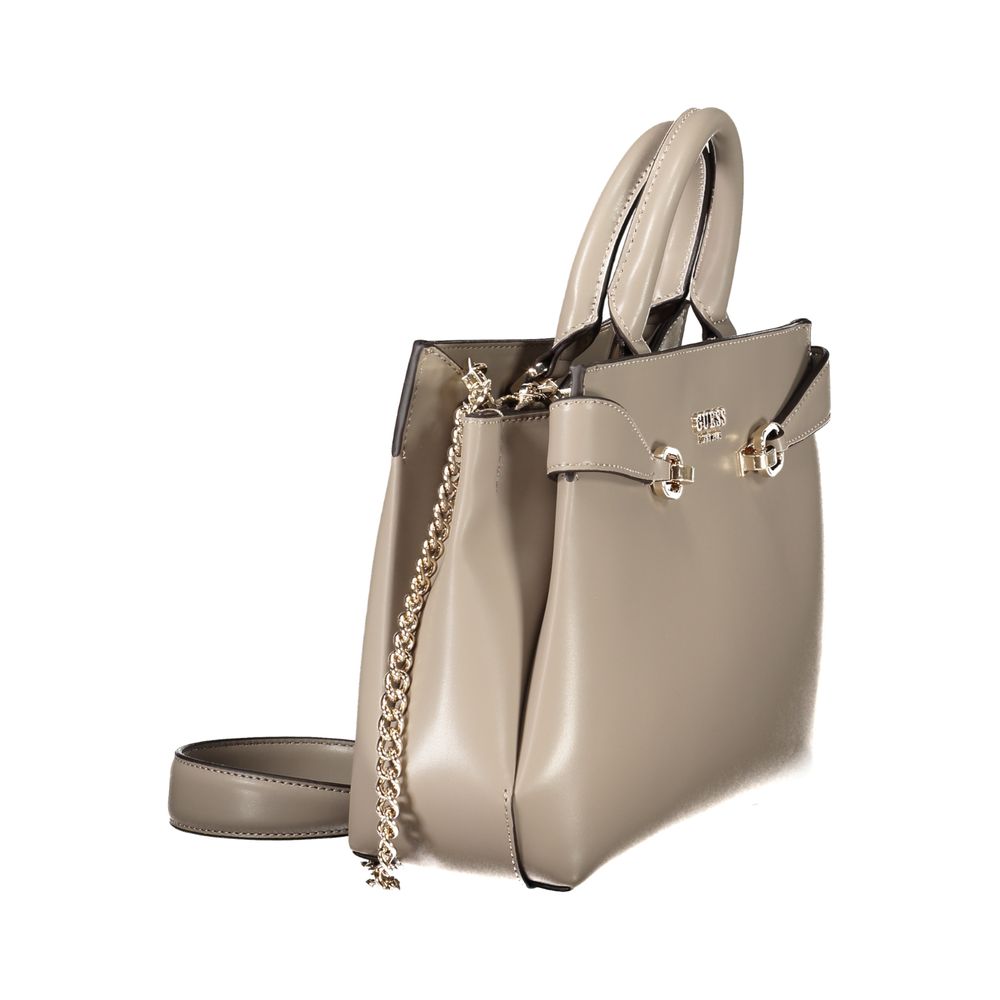 Guess Jeans Brown Polyethylene Handbag