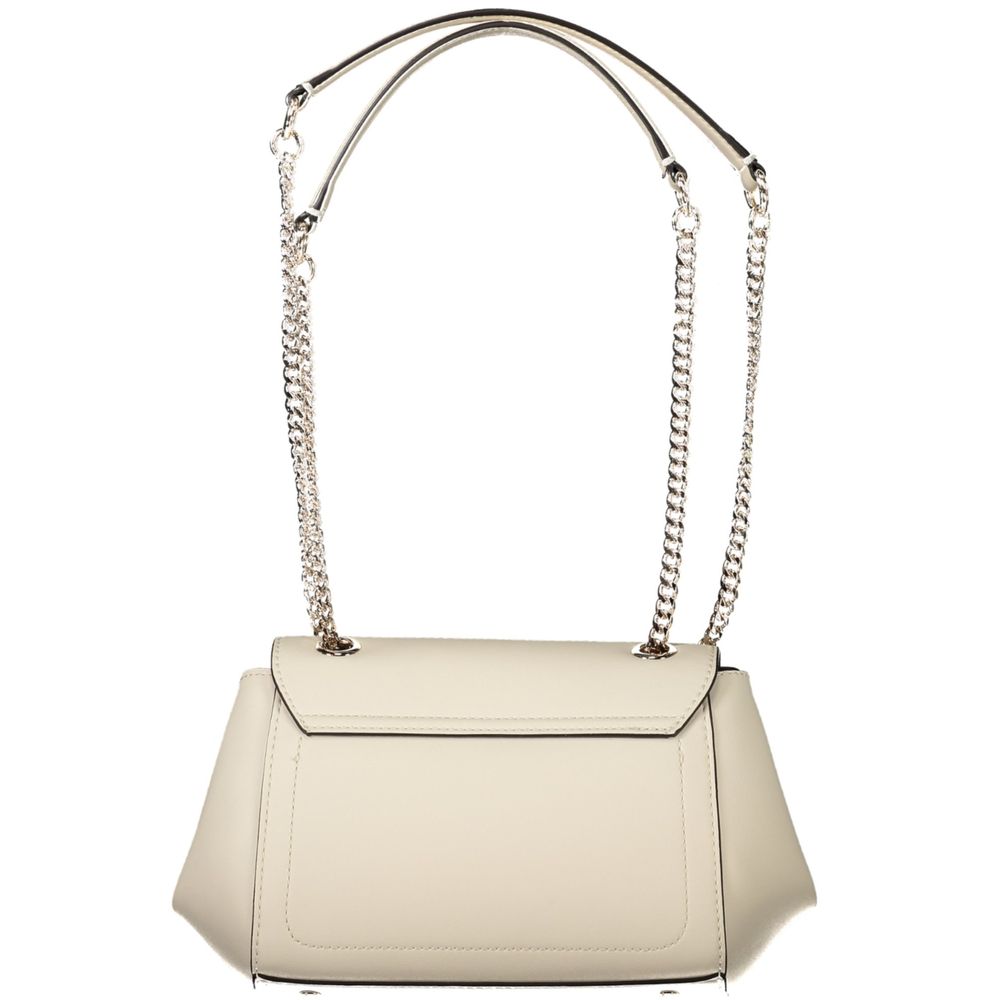 Guess Jeans White Polyethylene Handbag