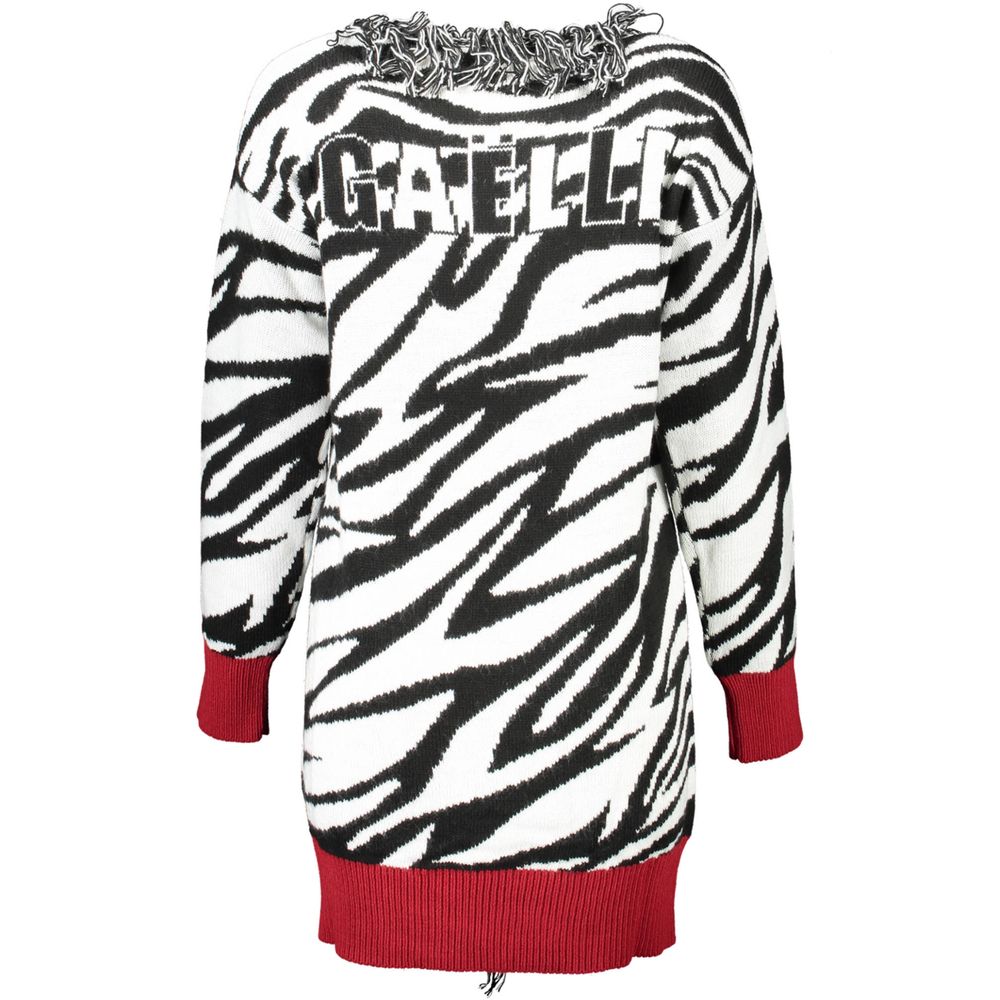 Gaelle Paris White Polyester Sweater