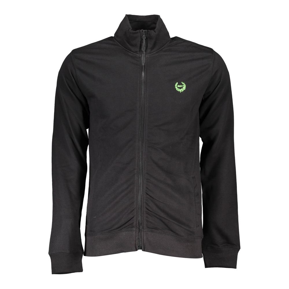 Gianmarco Venturi Black Cotton Sweatshirt