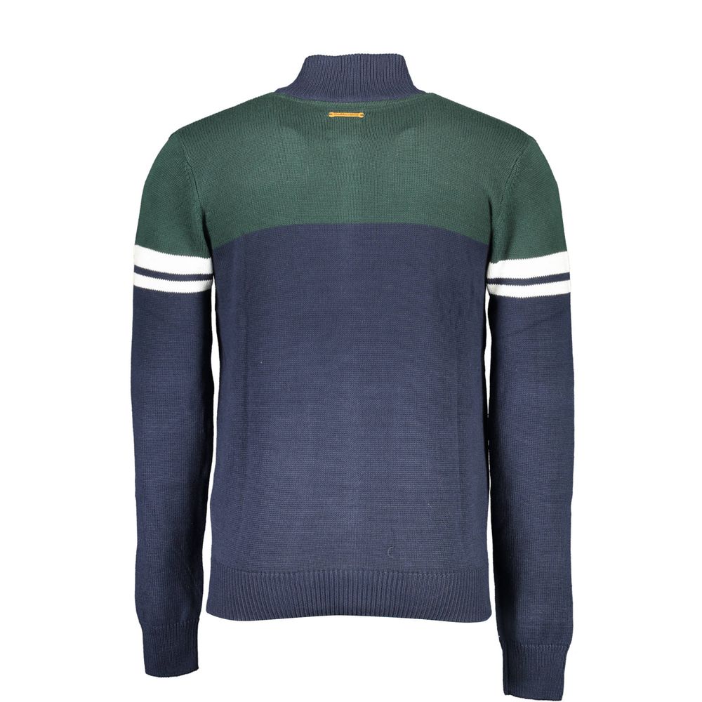 Gianmarco Venturi Blue Cotton Sweater