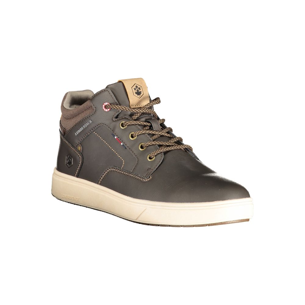 Lumberjack Brown Polyester Sneaker