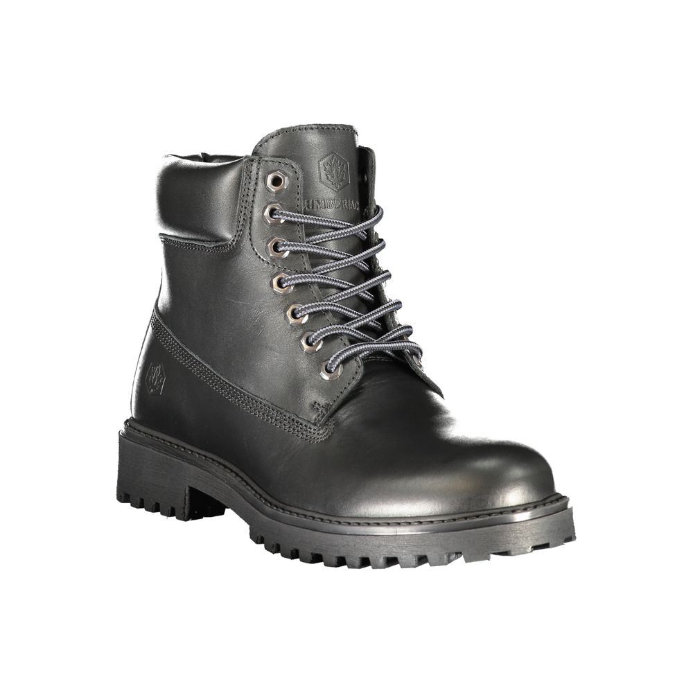 Lumberjack Black Polyester Sneaker