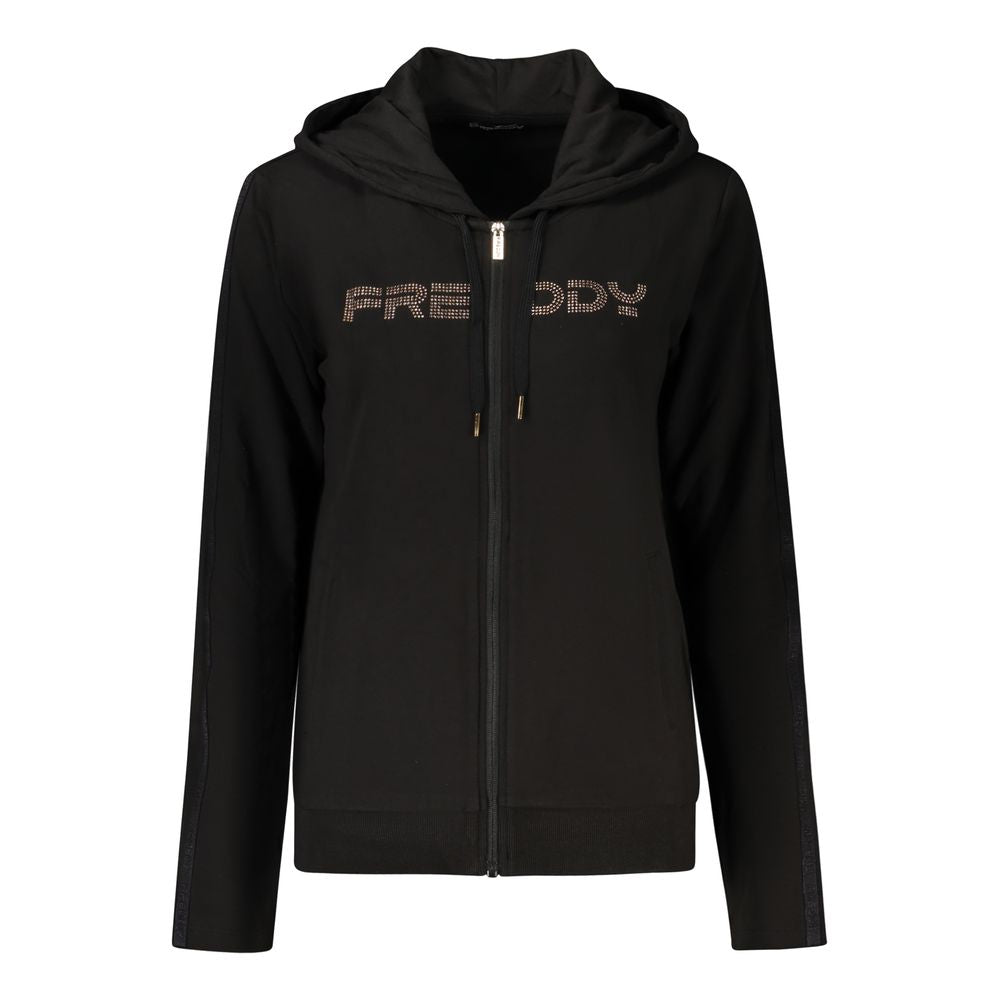 Freddy Black Cotton Sweatshirt