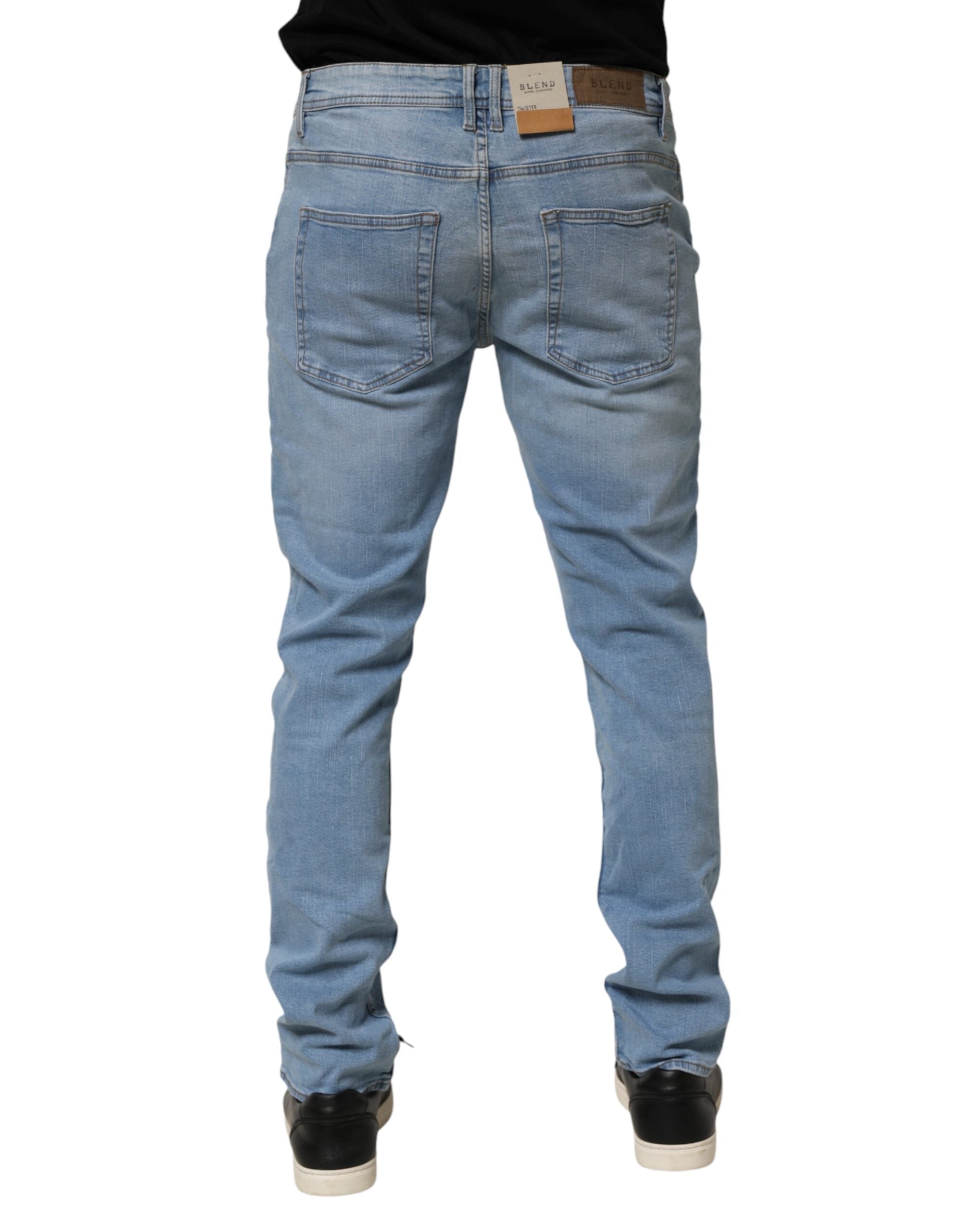 Blend Light Blue Twister Low Waist Slim Fit Men Denim Jeans