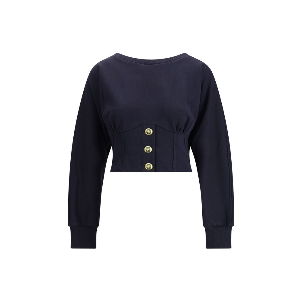 PINKO Blue Cotton Sweatshirt