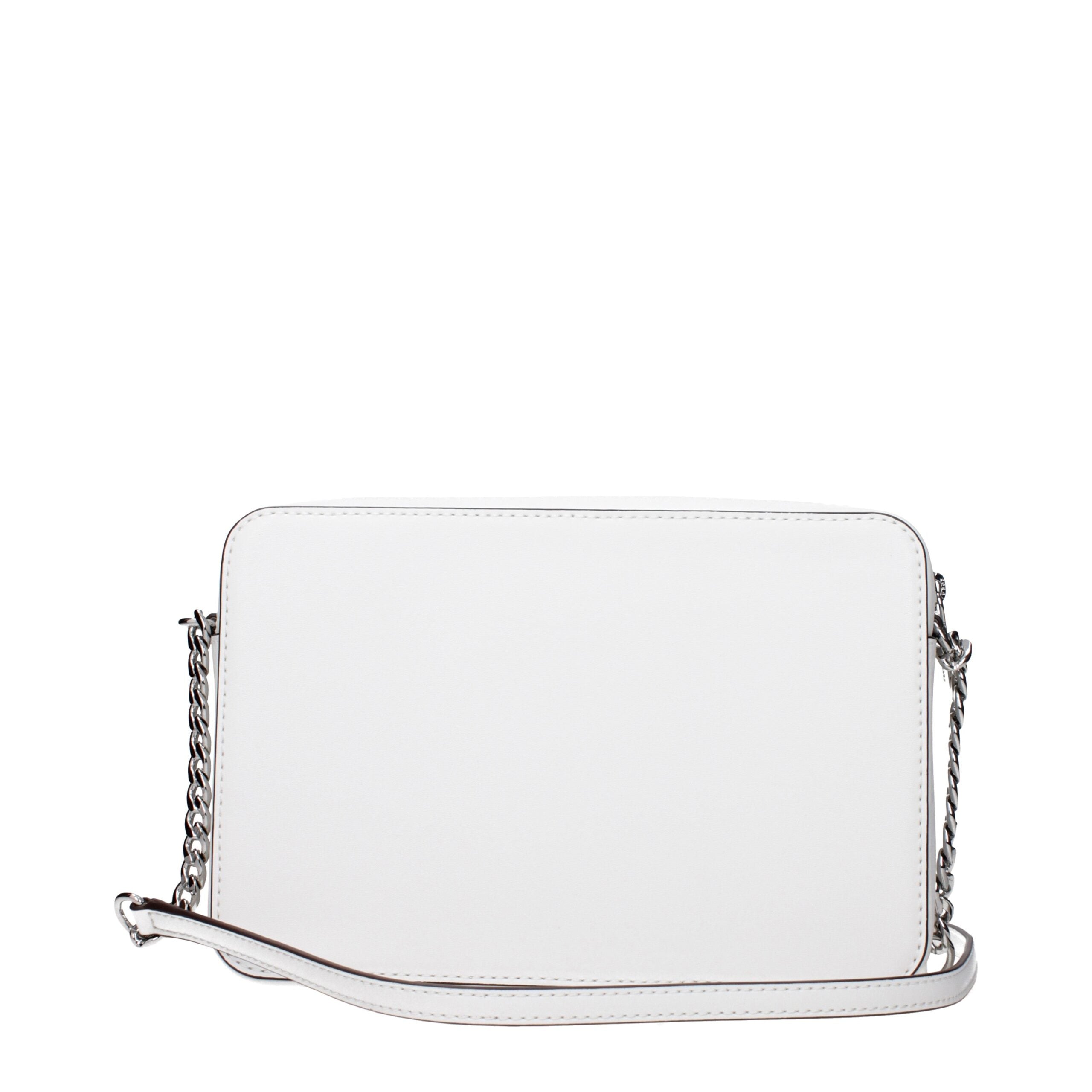 Michael Kors White Leather Crossbody Bag