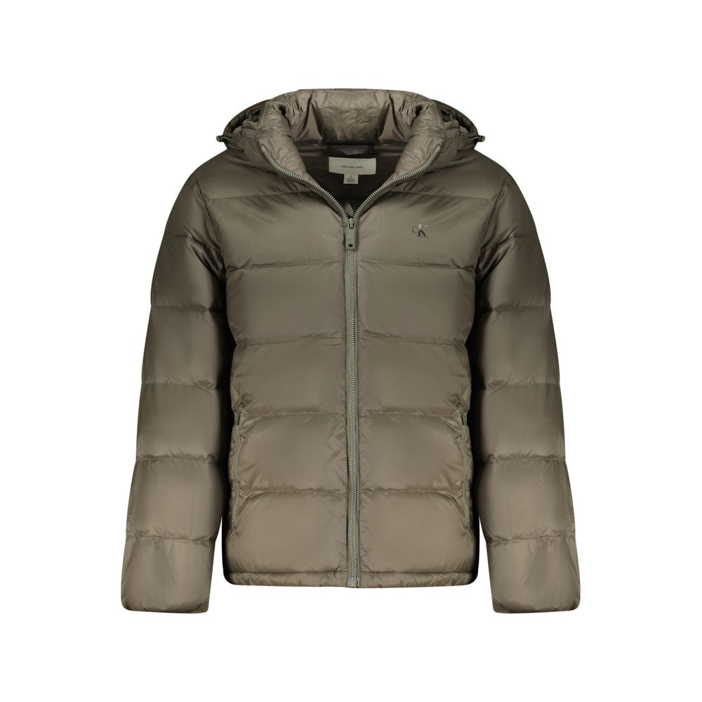 Calvin Klein Brown Polyamide Jackets & Coat